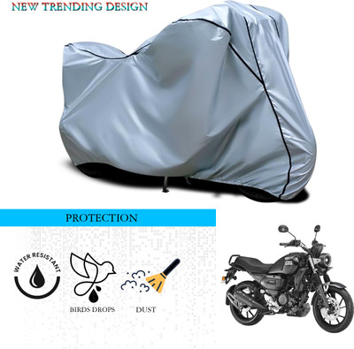 GOSHIV-car and bike accessories Waterproof Two Wheeler Cover for Yamaha(FZ-S, Silver)