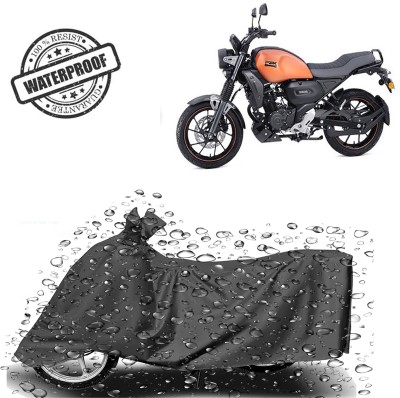 ROYAL AUTO MART Waterproof Two Wheeler Cover for Yamaha(FZ-X, Grey)