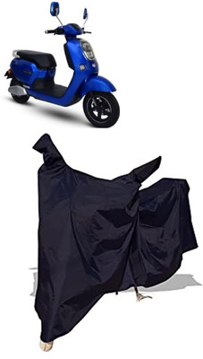 Amexride Two Wheeler Cover for Okinawa(Lite, Black)