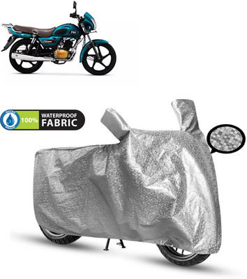 PAGORA Waterproof Two Wheeler Cover for TVS(Radeon, Silver)