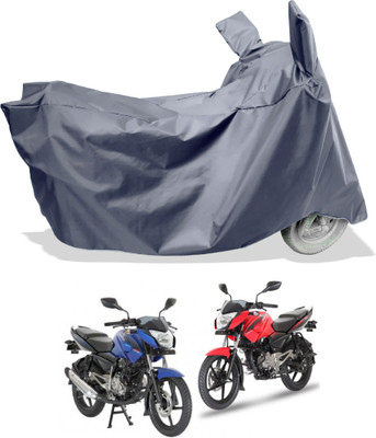 Amexride Two Wheeler Cover for Bajaj(Pulsar 135 LS DTS-i, Grey)