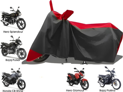 smwzxyu Waterproof Two Wheeler Cover for Hero(Grey, Red)