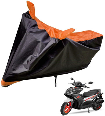 Auto Hub Two Wheeler Cover for Yamaha(Aerox 155 Maxi, Orange)