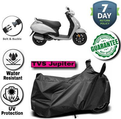 AIKOZIYA Waterproof Two Wheeler Cover for TVS(Jupiter, Black)