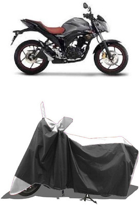 SUGASHRI Waterproof Two Wheeler Cover for Suzuki(Gixxer Special Edition, White, Black)