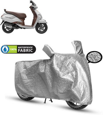 CODOKI Waterproof Two Wheeler Cover for TVS(Jupiter classic, Silver)