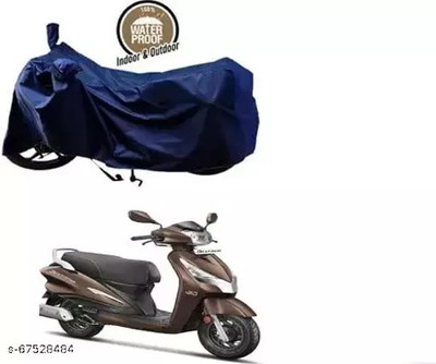 gurukul mart Waterproof Two Wheeler Cover for Universal For Bike(Burgman Electric, Blue)