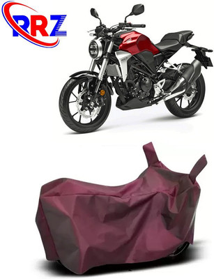 RRZ Waterproof Two Wheeler Cover for Honda(CB300R, Maroon)