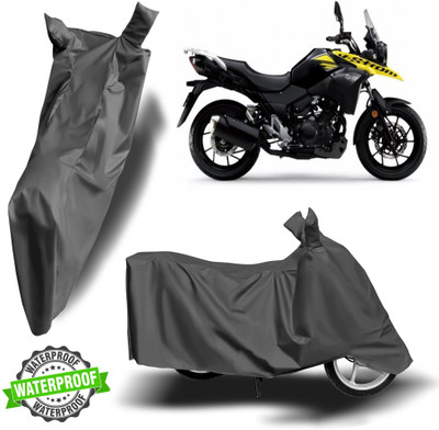 NG Auto Front Waterproof Two Wheeler Cover for Suzuki(V Strom 1000, Grey)