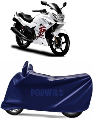 PODWILS Two Wheeler Cover for Hero(Karizma ZMR, Blue)