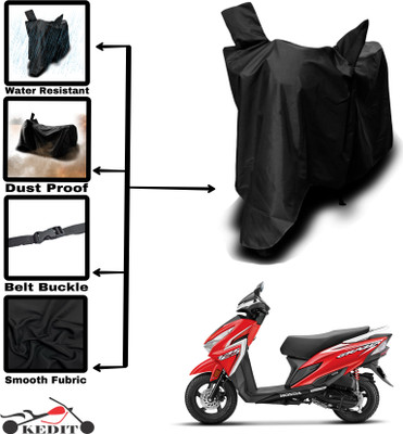KEDIT Two Wheeler Cover for Universal For Bike(Grazia, Black)