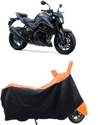 Coxtor Waterproof Two Wheeler Cover for Suzuki(GSX-S750, Orange)