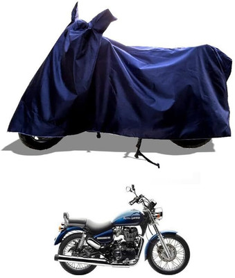 AASHTIK MART Two Wheeler Cover for Royal Enfield(Enticer, Blue)