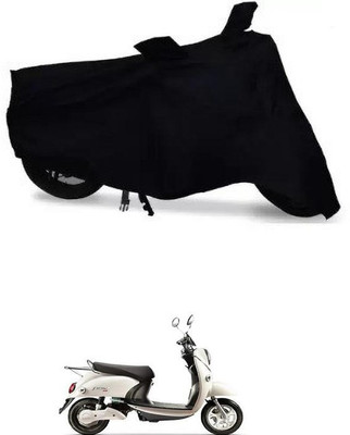 THE REAL ARV Waterproof Two Wheeler Cover for Evolet(Polo BS6, Black)