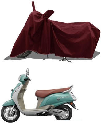 DeepShakshi AUTOMOTIVE Two Wheeler Cover for Triumph(Tiger 800 XR, Maroon)