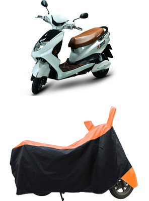 Coxtor Waterproof Two Wheeler Cover for Okinawa(Raise BS6, Orange)