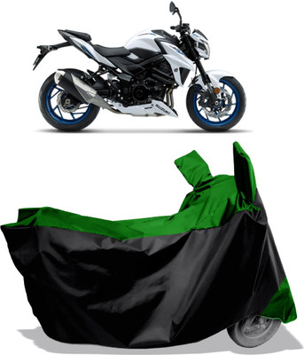 Amexride Two Wheeler Cover for Suzuki(GSX, Multicolor)