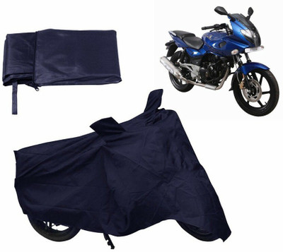 Wat Waterproof Two Wheeler Cover for Bajaj(Pulsar 220 DTS-i, Blue)