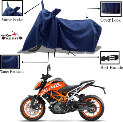 KEDIT Two Wheeler Cover for KTM(390 Duke, Blue)