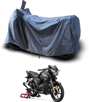 GOSHIV-car and bike accessories Two Wheeler Cover for TVS(Apache RTR 160, Grey)