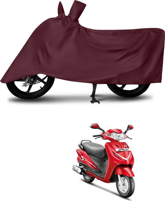 aosis Two Wheeler Cover for Hero(Duet LX 110CC, Maroon)
