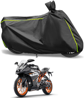 Euro Care Waterproof Two Wheeler Cover for KTM(RC 390, Black)