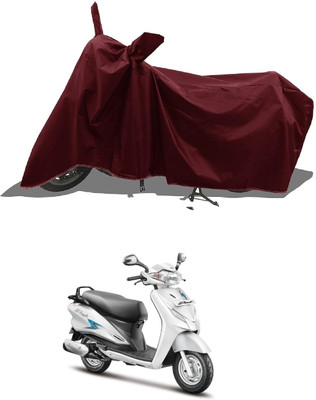 AESTRYD Two Wheeler Cover for Hero(Duet LX 110CC BS6, Maroon)