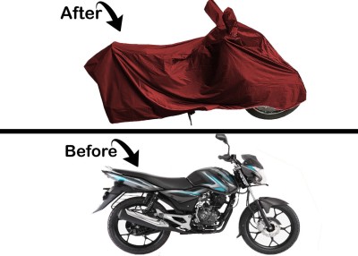 Archistylo Waterproof Two Wheeler Cover for Bajaj(Discover 125 DTS-i, Maroon)