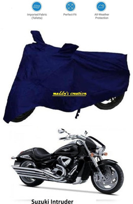 AutoRash Waterproof Two Wheeler Cover for Suzuki(Intruder, Blue)