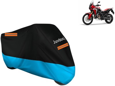 Juvdoxj Waterproof Two Wheeler Cover for Honda(CRF1000L Africa Twin BS6, Blue)