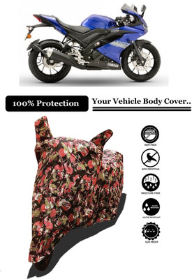 Amexride Two Wheeler Cover for Yamaha(YZF R15S BS6, Multicolor)
