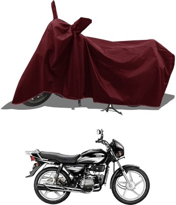 KEDIT Two Wheeler Cover for Yamaha(YBR 125, Red, Black)