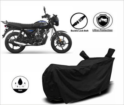 Mdstar Waterproof Two Wheeler Cover for Bajaj(CT110, Black)