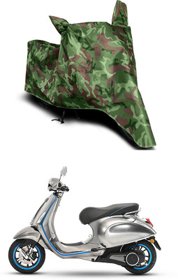 Furious3D Two Wheeler Cover for Piaggio(Vespa LX, Multicolor)