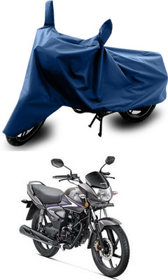 SEBONGO Waterproof Two Wheeler Cover for Honda(CB Shine, Blue)