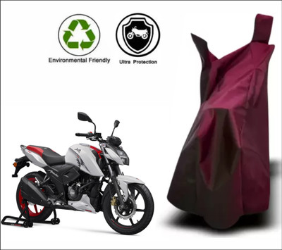 RM Collections Waterproof Two Wheeler Cover for TVS(Apache RTR 160 4V, Maroon)