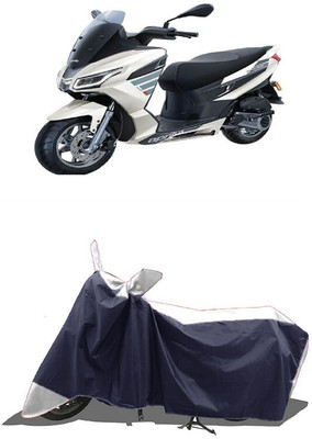 SUGASHRI Waterproof Two Wheeler Cover for Aprilia(SXR 160, White, Blue)