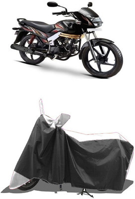 SUGASHRI Waterproof Two Wheeler Cover for Mahindra(Centuro XT, White, Black)