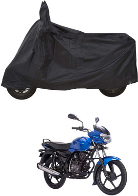 CODOKI Waterproof Two Wheeler Cover for Bajaj(Discover 100 DTS-i, Black)