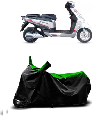 VESMEI Two Wheeler Cover for Hero(Electric NYX e5 BS6, Green)