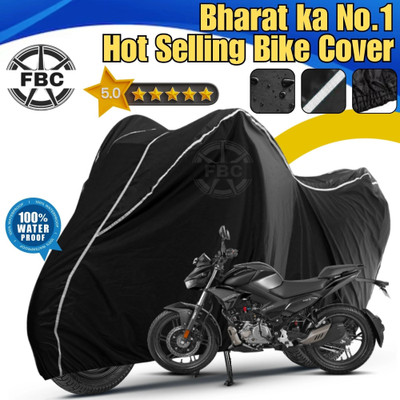 FBC Waterproof Two Wheeler Cover for Hero(Xtreme, Black, White)