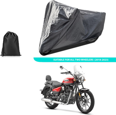 PAGORA Waterproof Two Wheeler Cover for Royal Enfield(Meteor 350, Grey)