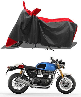 AASHTIK MART Two Wheeler Cover for Triumph(Thruxton 1200 R, Red)