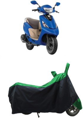 Coxtor Waterproof Two Wheeler Cover for TVS(Scooty Zest 110 BS6, Green)