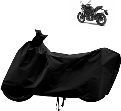 Horseyaart Waterproof Two Wheeler Cover for Honda(CB300R, Black)