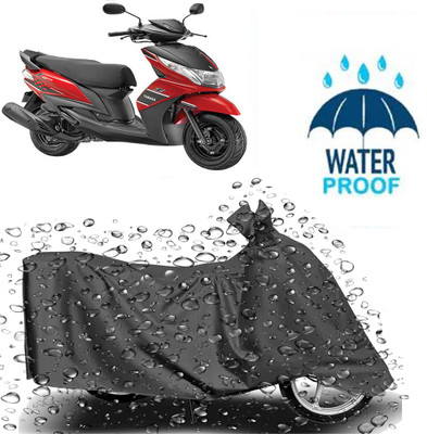 Autoinnovation Waterproof Two Wheeler Cover for Yamaha(Ray Z, Grey)