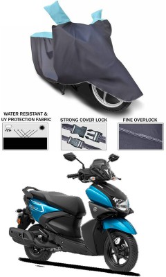 Ascension Two Wheeler Cover for Yamaha(Ray-ZR 125FI, Blue, Grey)