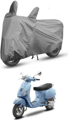 MMSSTAR Waterproof Two Wheeler Cover for Vespa(ZX 125, Grey)