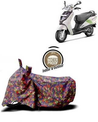 THE REAL ARV Waterproof Two Wheeler Cover for Hero(Motocorp Maestro Electric, Red)