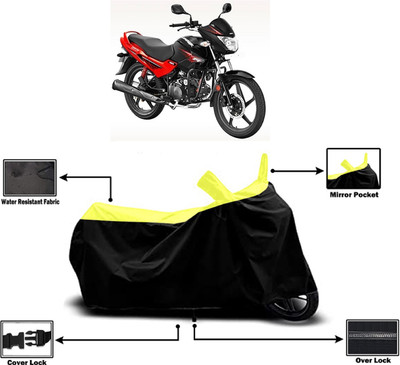 Amexride Two Wheeler Cover for Hero(Glamour Programmed FI BS6, Yellow)